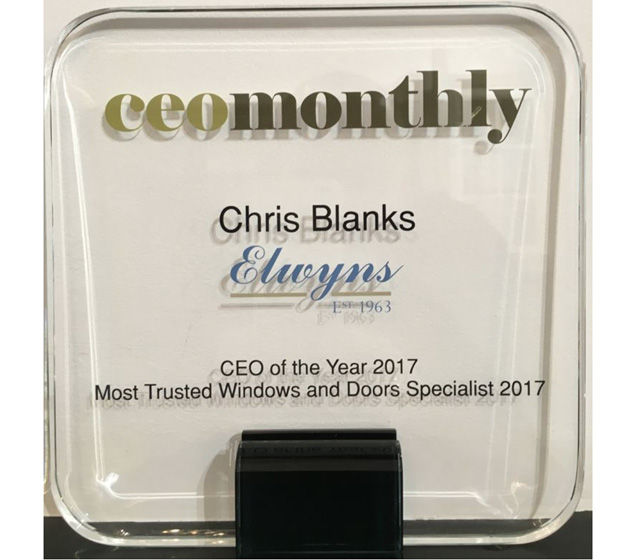 Chris Blanks Awarded CEO of the Year 2017