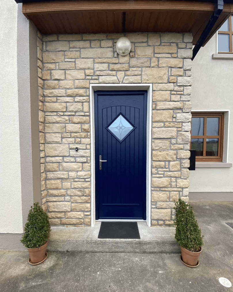 blue diamond front door palladio